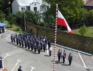 Zdjęcia z uroczystości z okazji święta Policji , które odbyło się 19 lipca 2024 roku w Komendzie Miejskiej Policji w Przemyślu. Spotkanie z dziećmi podczas pikniku z okazji święta policji.