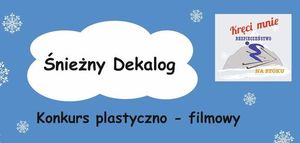 plakat konkursu Śnieżny Dekalog