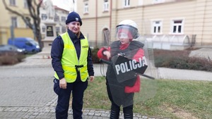 zdjęcia z udziału policjantów podczas 33. finału WOŚP w Przemyślu