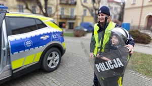 zdjęcia z udziału policjantów podczas 33. finału WOŚP w Przemyślu