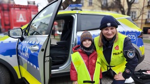 zdjęcia z udziału policjantów podczas 33. finału WOŚP w Przemyślu