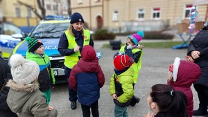 zdjęcia z udziału policjantów podczas 33. finału WOŚP w Przemyślu