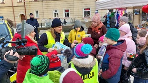 zdjęcia z udziału policjantów podczas 33. finału WOŚP w Przemyślu