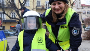 zdjęcia z udziału policjantów podczas 33. finału WOŚP w Przemyślu