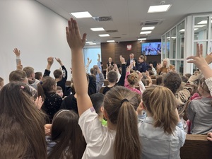 symulacja rozprawy sądowej z udziałem dzieci