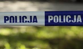 taśma z napisem policja