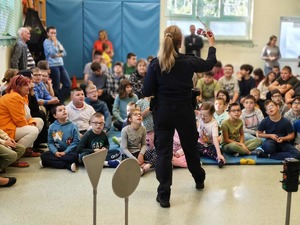 zdjęcia z uczniami ze spotkania w SOSW nr 1 w Przemyślu