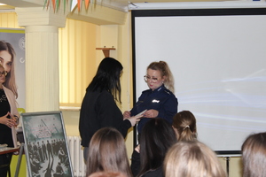 zdjęcia za spotkania profilaktycznego w Zespołu Szkół 
usługowo-Hotelarskich i Gastronomicznych w Przemyślu. 
fot. Zespół Szkoło Usługowo Hotelarskich i Gastronomicznych w Przemyślu