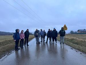 marsz charytatywny z udziałem funkcjonariuszy KMP